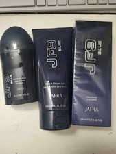 JAFRA JF9 BLUE COLOGNE SPRAY FOR MEN 3.3OZBATH SHOWER GEL AND STICK DEODORANT