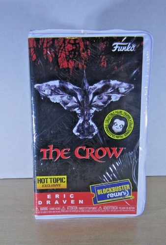 Funko Blockbuster Rewind The Crow Eric Draven Hot Topic Exclusive Sealed