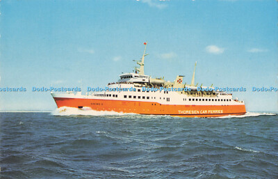 R715584 The Isle of Wight. Die Thoresen Autofähre. Vor der Isle of Wight. Coasta