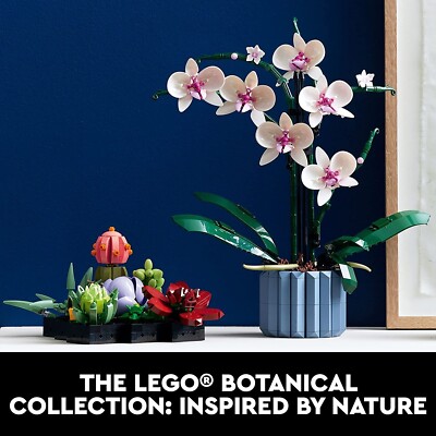 LEGO Icons 10311 Orchid Flower home Decor building set Gift for
