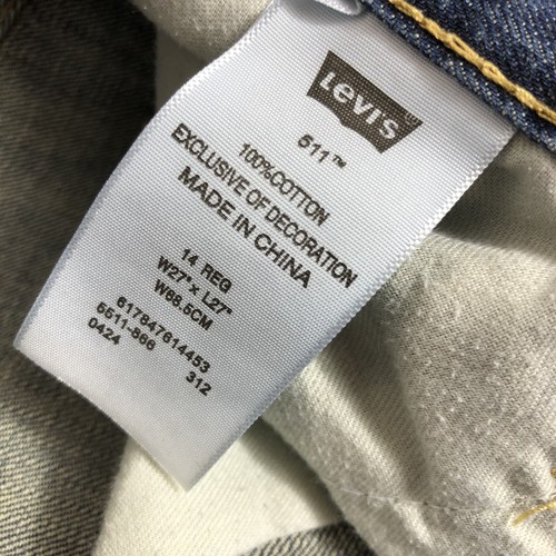 Boy's Levi’s 511 Skinny - Size 14 (see measurements) - Picture 6 of 8