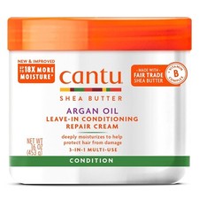 Cantu Argan Oil Leave in Conditioning Repair Cream 16 Ounce