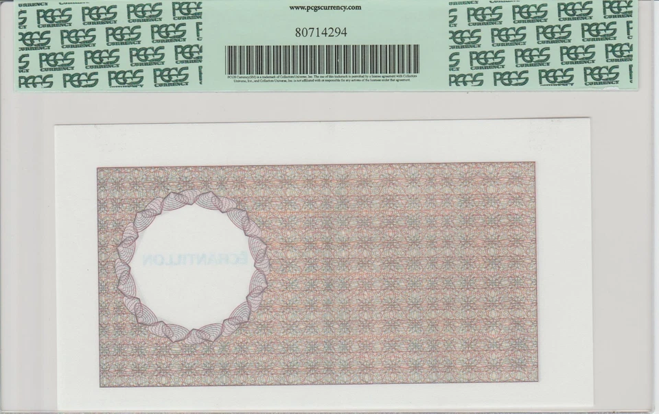 PCGS France -Echantillon Test Note 63PPQ - Image 4 of 4