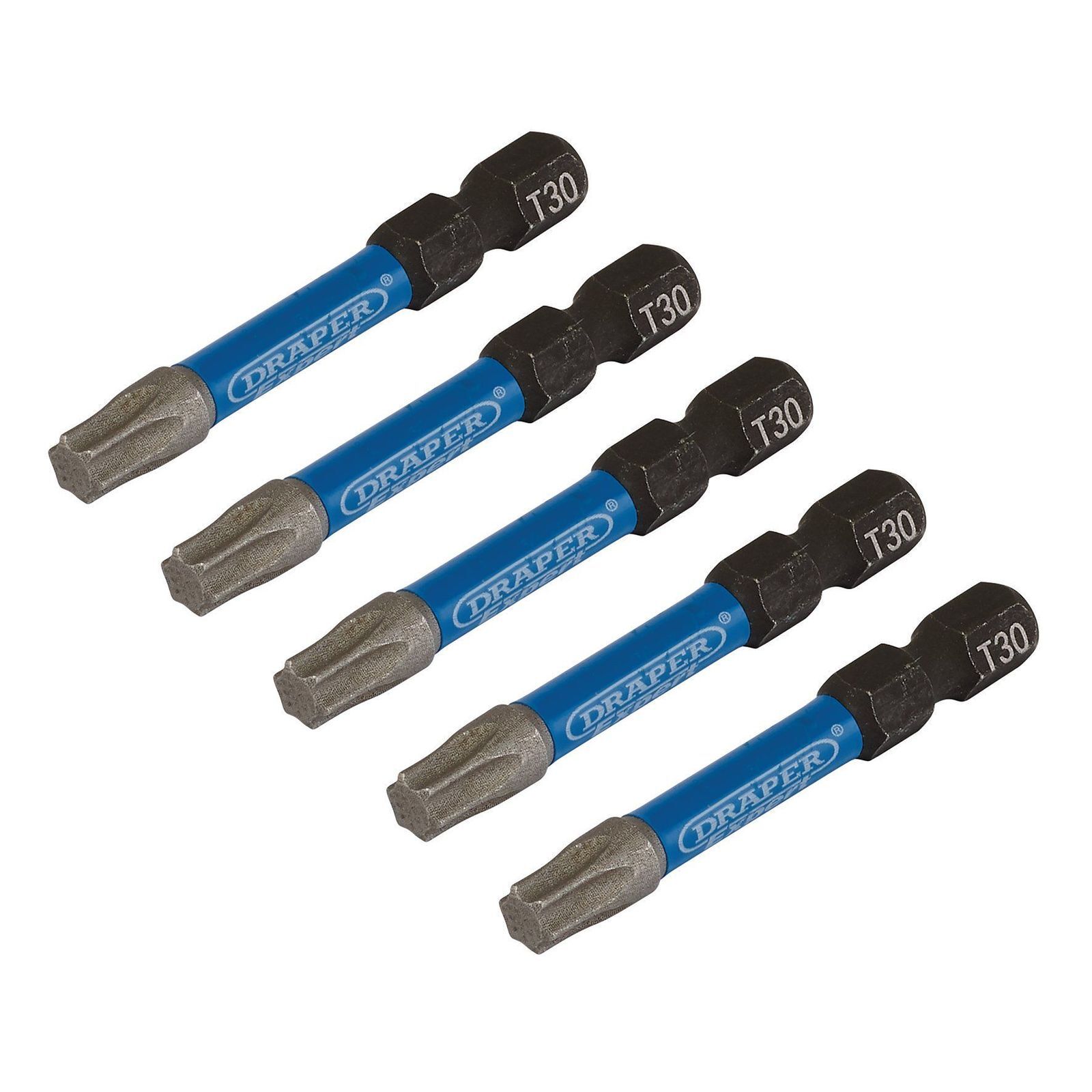 Draper Expert 05656 Tx-Star® Impact Screwdriver Bits T30 X 50Mm 1/4In Hex (Pack Of 5) Each 1 - Image 3