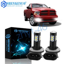 For Dodge Ram 1500 1999-2001 Ram 2500 3500 1999-2002 LED Fog Light 896 881 Bulbs