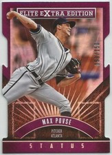 2015 Elite Extra Edition ~ MAX POVSE Purple Aspirations Die-Cut #133 (#059/150)
