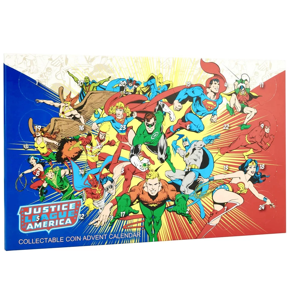 Juego de monedas coleccionables DC Comics JLA Justice League edición limitada nuevo Foto 2 de 4