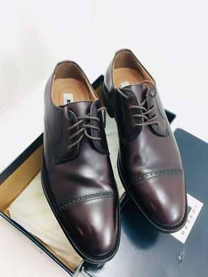 Joseph Abboud Calvin Burgundy Cap Toe Lace Up Shoes Size 9.5  display picture 2
