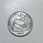1872 seated liberty half dime see photos ready to ship #703