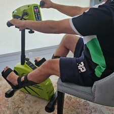 Rehabilitation exercise bike foot splints gloves.Disabled, Stroke,Sci