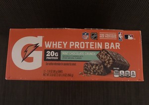 gatorade whey protein bars mint chocolate crunch