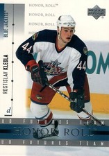#28 Rostislav Klesla Columbus Blue Jackets 2002-03 Upper Deck Honor Roll Hockey 