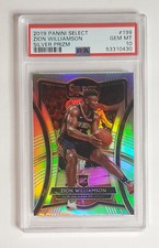 2019-20 Panini Select SILVER Prizm Zion Williamson #199 PSA 10 RC GEM MINT