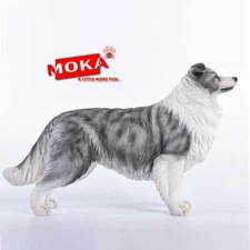 Moka 1/6th Border Collie Animal Model 01 Cute Resin Painted GK Hot Toy New Stock
