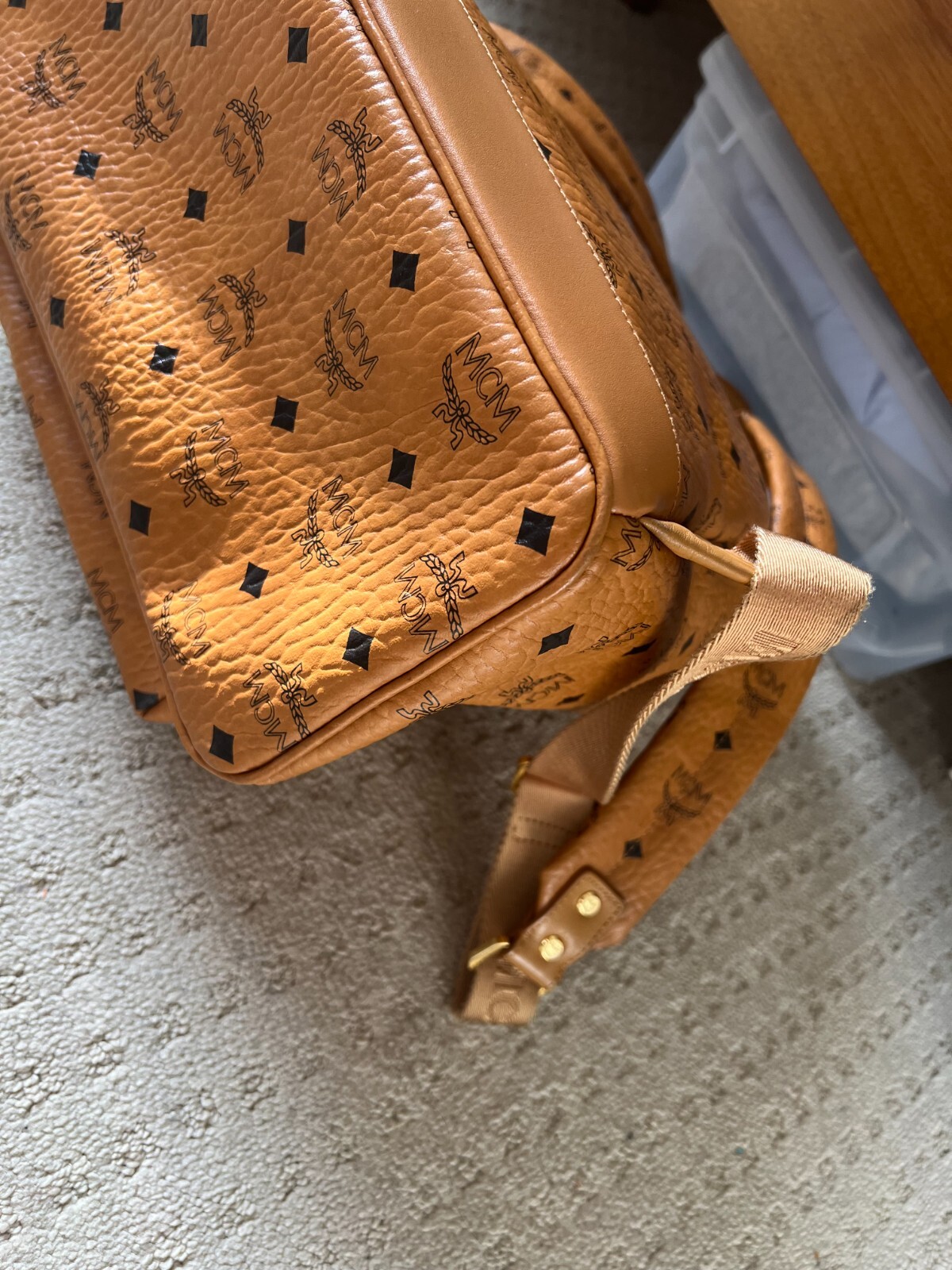 MCM Studs Backpack Rucksack Logogram MMK5SVE18CO0… - image 10