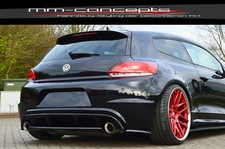 Cup Diffusor Ansatz SET für VW Scirocco 3 III R Line Bj. 09-14 Heck Ansatz INE