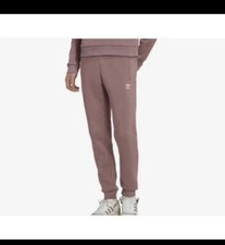 adidas Mens SMALL Originals Essentials Fleece Trefoil Pants In Wonder Oxide NWT