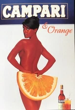 CAMPARI & ORANGE Postcard New