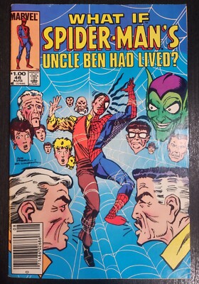 WHAT IF #46  VOL 1  MARVEL 1984 UNCLE BEN HAD LIVED SPIDER-MAN VF/NM