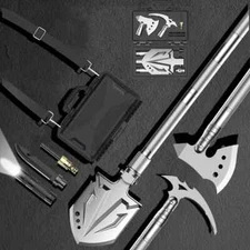 Survival Shovel Camping Tools Folding Portable Gear Tactical Axe Multitool