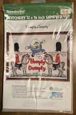 Vintage WonderArt 5413 Humpty Dumpty Stitchery Needlecraft Kit Embroidery