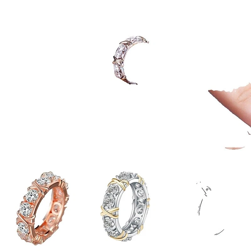 Медное 11 колец модные кольца