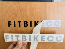 Fit Bike Co 1 - Black Window Sticker