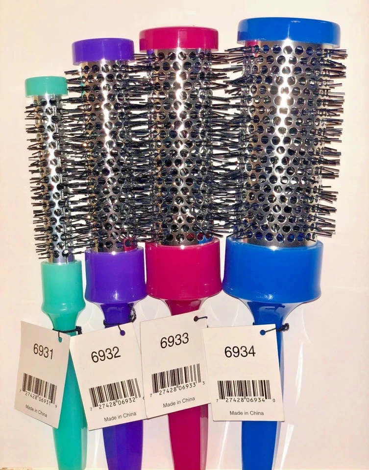 ROUND BRUSH THERMAL ASSIST ALUMINUM CORE  HAIR ART INT   3/4," 11/4", 1 3/4", 2" - Image 3 of 4