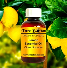 4 fl oz Lemon Essential Oil (100% Pure & Natural) - Sun Pure Botanicals