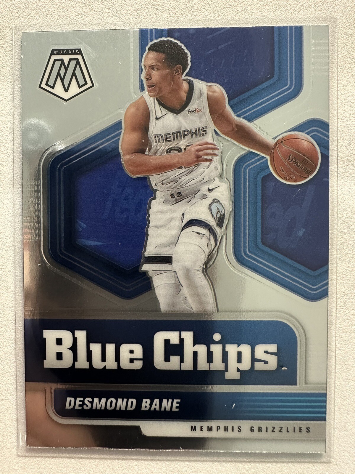 2020-21 Panini Mosaic - Blue Chips - Desmond Bane - #15