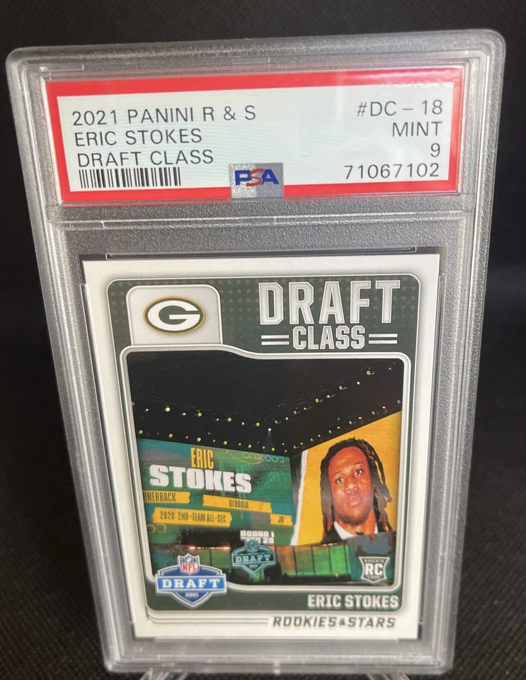 2021 Rookies and Stars Eric Stokes Draft Class  Green Bay Packers - Image 3 of 4