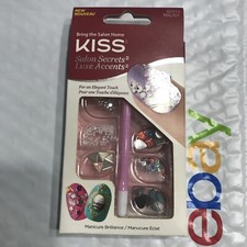 KISS Salon Secrets Luxe Accents Nail Decoration Gem Stones (62313-NSLX01) NIP