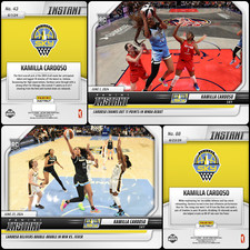 (2) 2024 Panini Instant WNBA Kamilla Cardoso ROOKIE CARDS SP Sky #43 & #88 RC 🔥