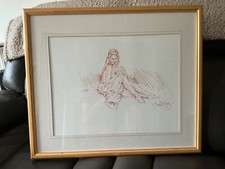 GORDON KING original red drawing