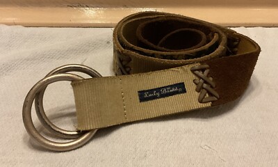 Lucky Brand Brown Leather Double-Ring Belt LEATHER DETAIL DOUBLE RING BELT | Lucky Brand main image 3