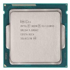 Intel Xeon E3-1220 v3 SR154 3.1GHz Quad Core LGA 1150 CPU Processor