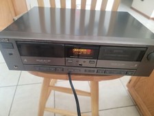 JVC TD-W207 DOUBLE CASSETTE DECK Dolby B C Auto Reverse Tested All FunctionsWork
