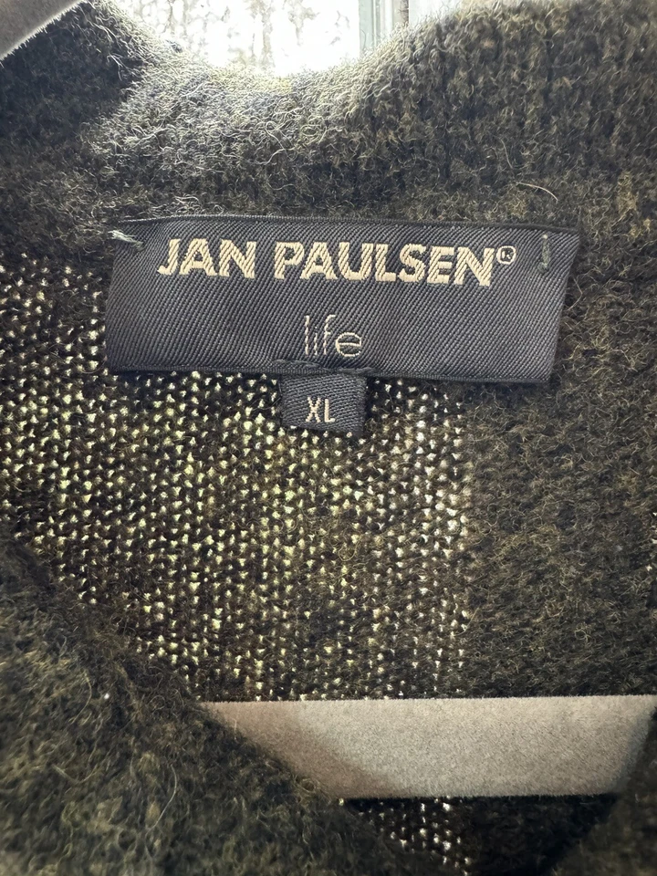 Jan Paulsen Lammwollmix Herren XL "Life" Rundhals Polo mit 3 Knopfverschluss L/S - Bild 2 von 4