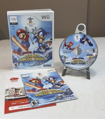 Mario & Sonic at the Olympic Winter Games (Wii, 2009) CIB, Tested
