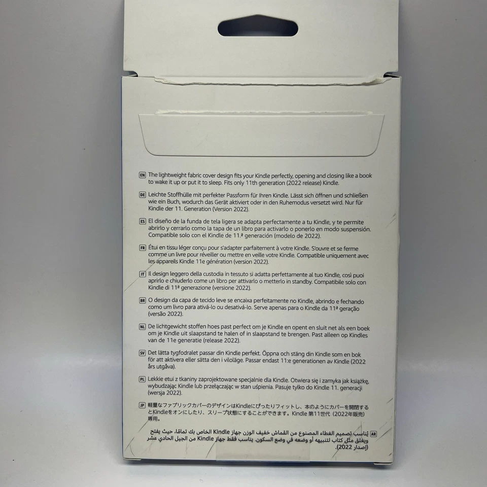 Funda/Funda Tela Amazon Kindle Paperwhite - Negra se adapta a 11ª Generación 2021 Foto 3 de 4