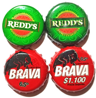 4 ANCIENT CAPS BEER "COLOMBIA" CROWN CAP KRONKORKEN CORONA TAPPI CAPSULE KAPSEL