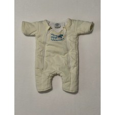 Baby Merlin's Magic Sleepsuit Yellow Cotton Small 3-6 Months 12-18 lbs Swaddle