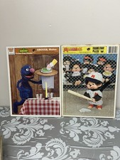 Whitman Frame Tray Puzzles Monchhichi And Grover. Vintage 1981  79