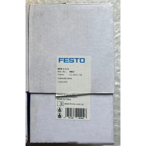 US FREE TAX Nowy zawór elektromagnetyczny Festo MFH-3-1/2 9857 - Zdjęcie 4 z 4