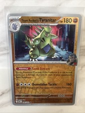 Miscellaneous Cards & Products #096/182 Team Rocket's Tyranitar Reverse Holo