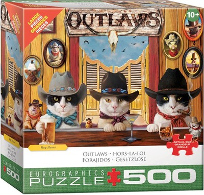 Outlaws 500 Piece Jigsaw Puzzle Eurographics New