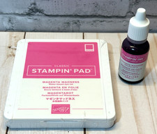 Stampin' Up MAGENTA MADNESS Classic Ink Pad Reinker Retired Waterbased New