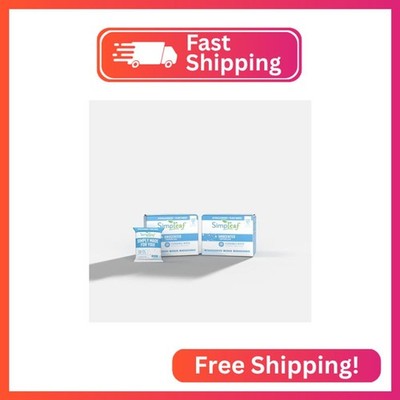 Simpleaf Flushable Unscented Single Pack Wet Wipes | Paraben & Alcohol Free | Hy