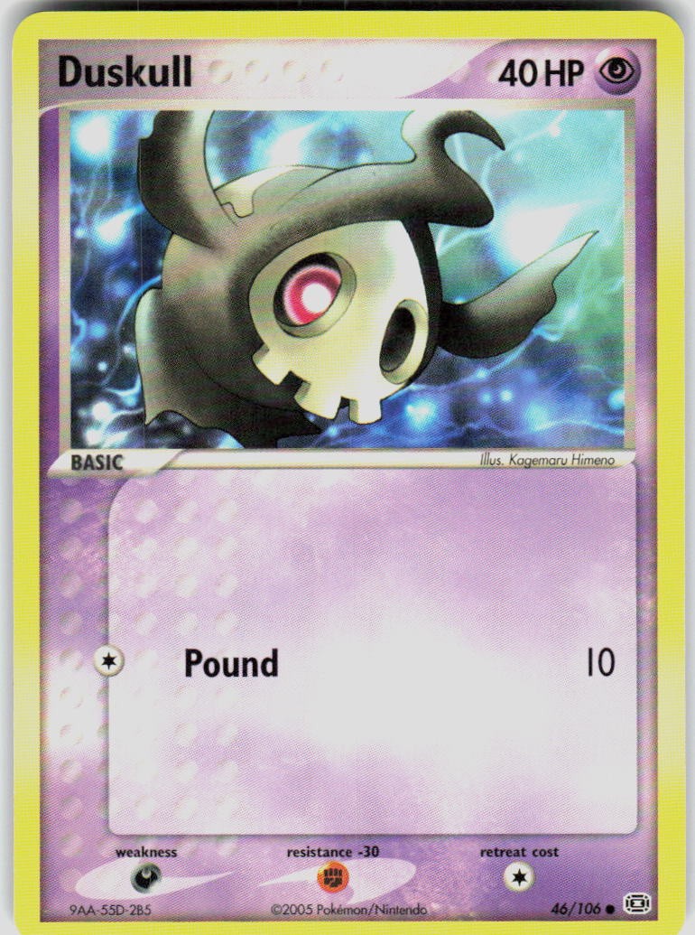 Duskull 46/106 EX Emerald Pokemon TCG