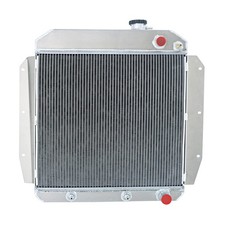 4 Row Aluminum Radiator 1955-1959 Truck 3B 3200 3400 3800 3.8L 4.6L LS Swap